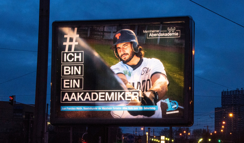 Mannheimer Abendakademie Bekennerplakat