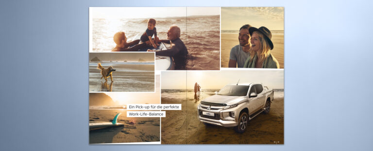 VOON Werbeagentur Case – Literaturkonzept Zubehörprospekt Mitsubishi L200 Doppelseiten-Beispiele 4