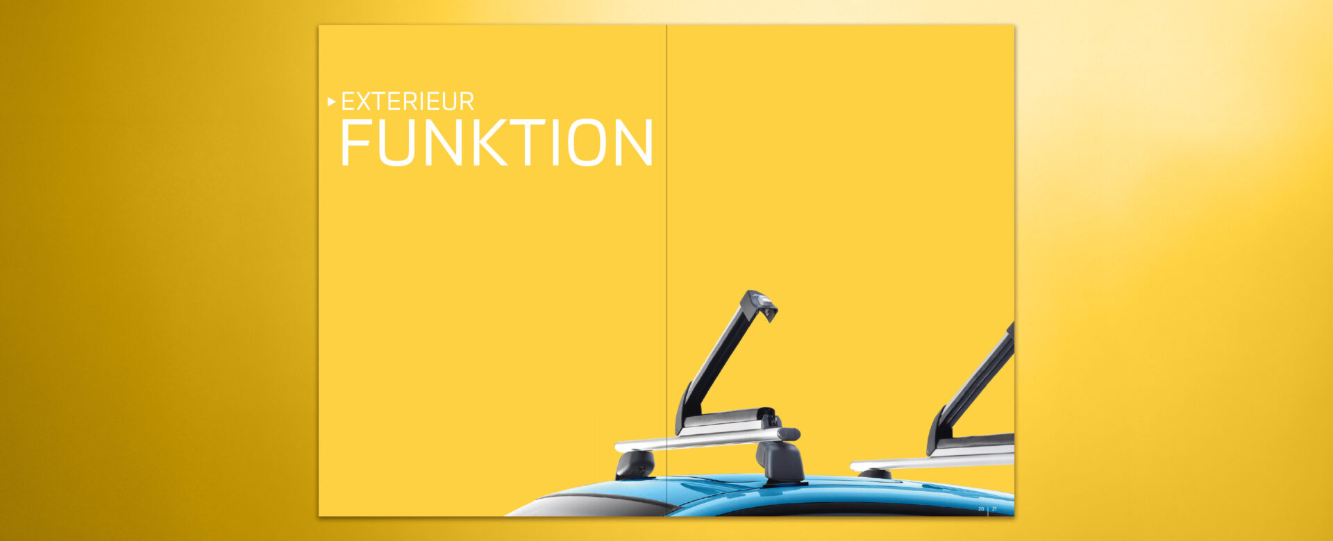 VOON Werbeagentur Case – Literaturkonzept Zubehörprospekt Mitsubishi Space Star Doppelseiten-Beispiele 3