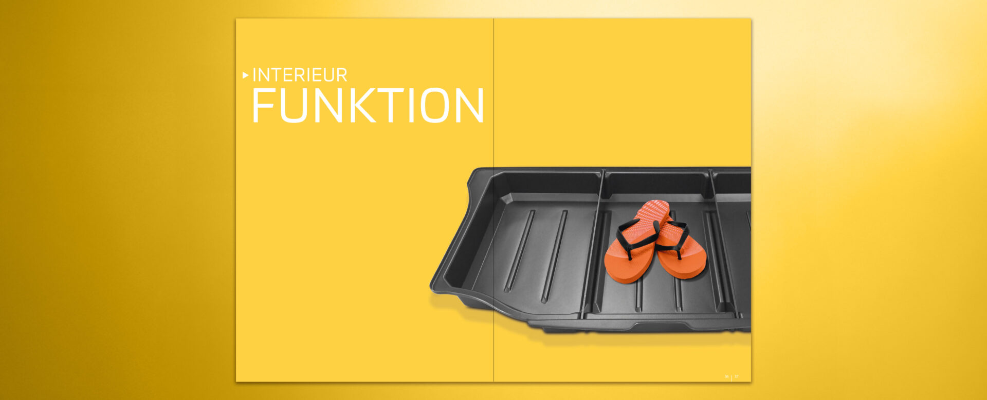 VOON Werbeagentur Case – Literaturkonzept Zubehörprospekt Mitsubishi Space Star Doppelseiten-Beispiele 5