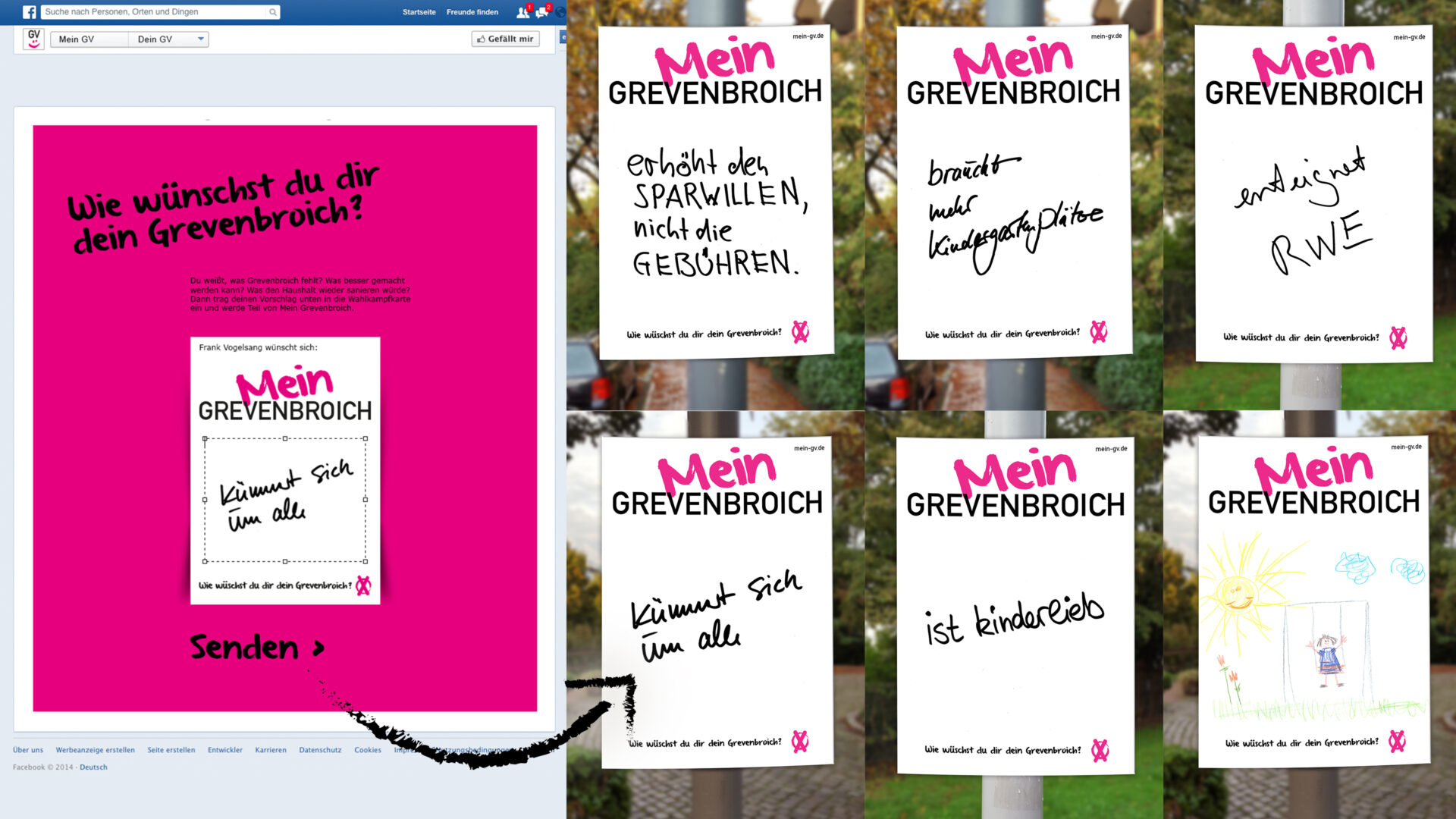 VOON Werbeagentur Case – Wahlkampagne für Mein Grevenbroich Facebook-App Bild 