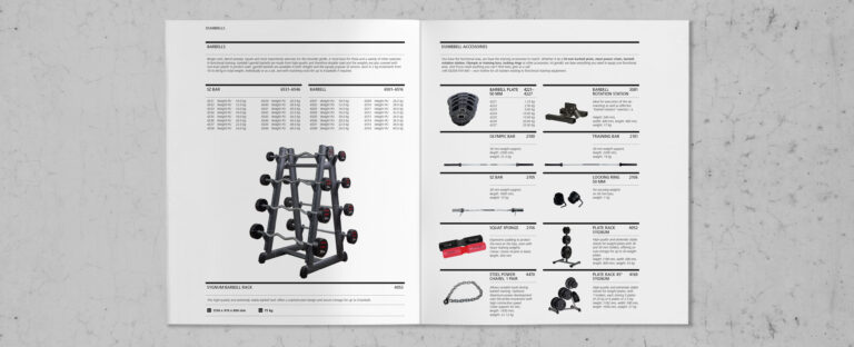 VOON Werbeagentur Case – Literaturkonzept für gym80 Produktbroschüre Functional Performance, Doppelseiten 7