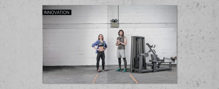 VOON Werbeagentur Case – Literaturkonzept für gym80 Imagebroschüre, Doppelseiten 7