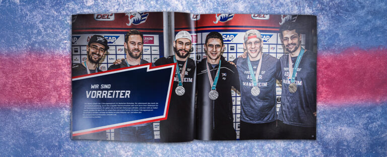 VOON Werbeagentur Case – Adler Mannheim Markenbuch Innenseiten 4