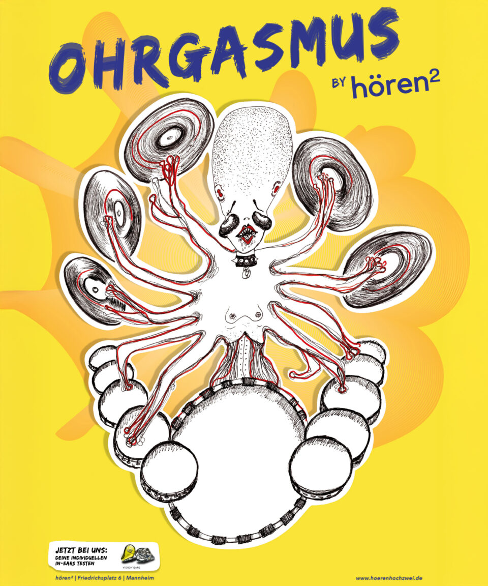 VOON Werbeagentur Case – hören hoch 2 Kampagne Ohrgasmus Plakat 2