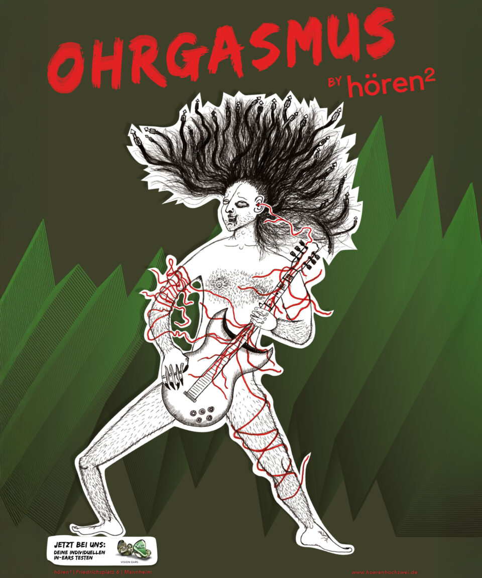 VOON Werbeagentur Case – hören hoch 2 Kampagne Ohrgasmus Plakat 5