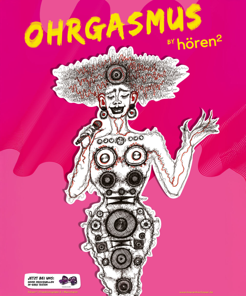 VOON Werbeagentur Case – hören hoch 2 Kampagne Ohrgasmus Plakat 4