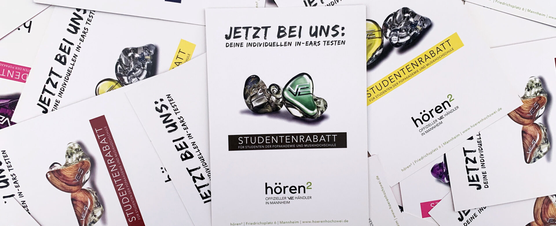 VOON Werbeagentur Case – hören hoch 2 Kampagne Ohrgasmus Postkarten Rückseiten